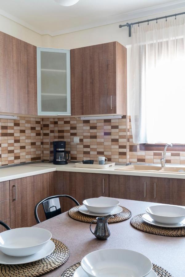 Alexandros Maisonettes Nea Moudania Bagian luar foto