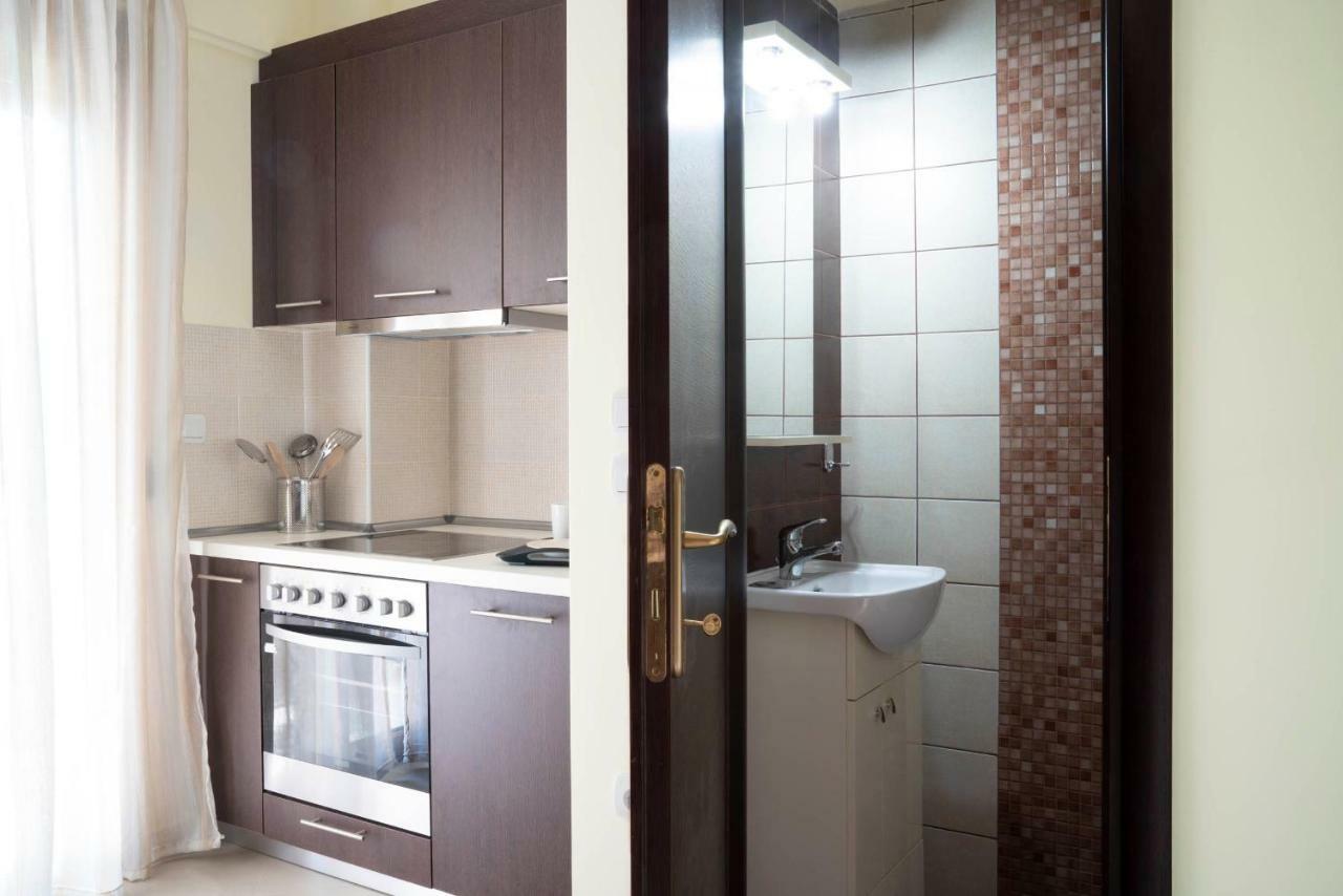 Alexandros Maisonettes Nea Moudania Bagian luar foto